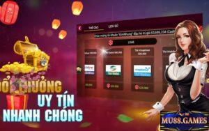 Game bài Mu88 | Trò chơi đổi tiền thật hàng đầu Việt Nam