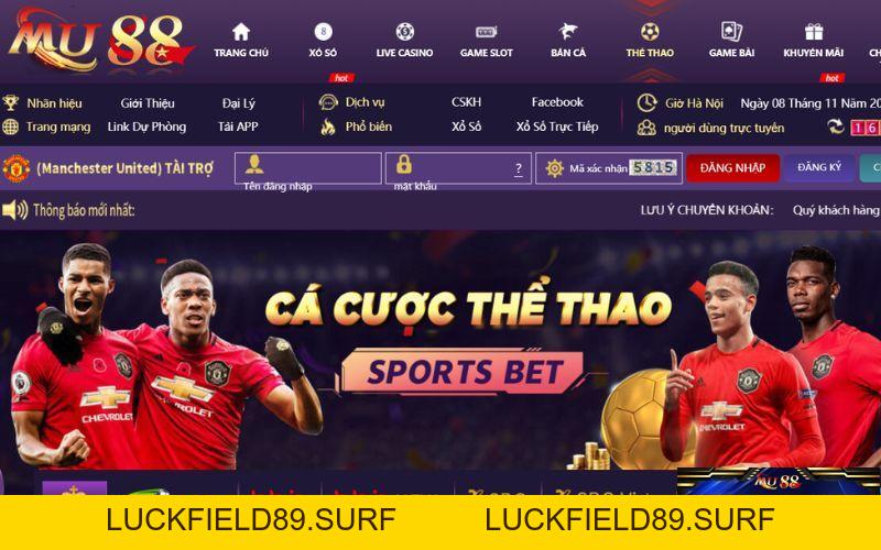 Thể thao Mu88 - Cháy cùng sân chơi trực tuyến